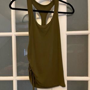 ZYIA Olive Scrunch Tank